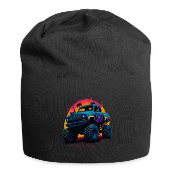 Monstertruck - Jersey-Beanie - Schwarz - Vorne