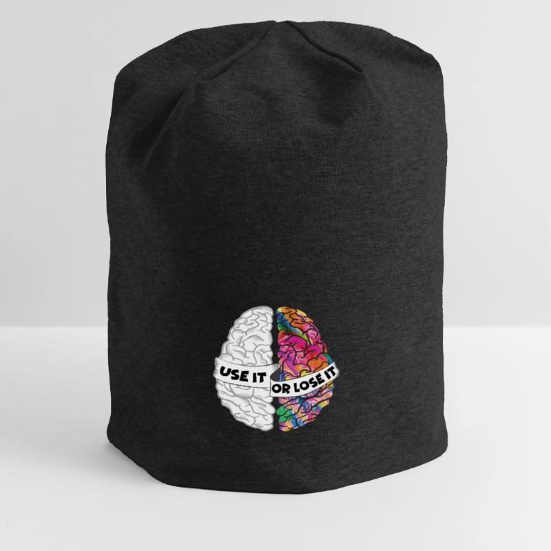 Use It Or Lose It - Analytic Creative Brain Jersey Beanie