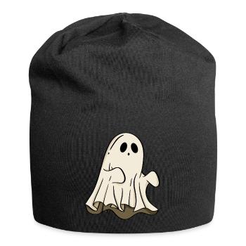 Halloween fantôme - Bonnet en jersey - noir - Devant