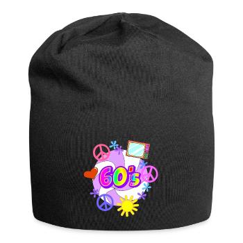 Les Années 60 - Bonnet en jersey - noir - Devant