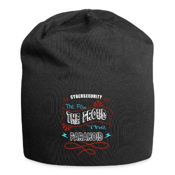 Funny Sayings Gift Idea Computer Codes - Jersey Beanie - black - Front