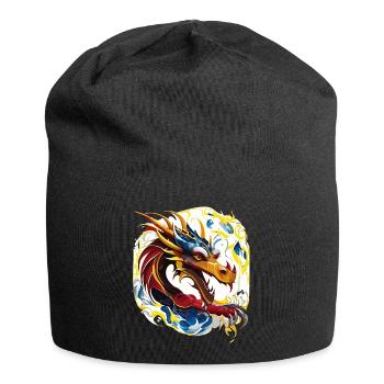 Freundlicher Drache (Artwork Collection) - Jersey-Beanie - Schwarz - Vorne