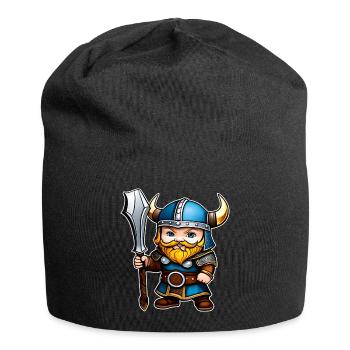 Cute little Viking - Jersey Beanie - black - Front