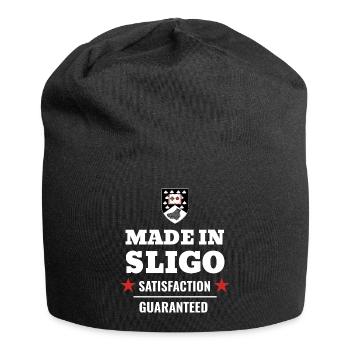 Made in Sligo Satisfaction Guaranteed Ireland - Jersey Beanie - black - Front