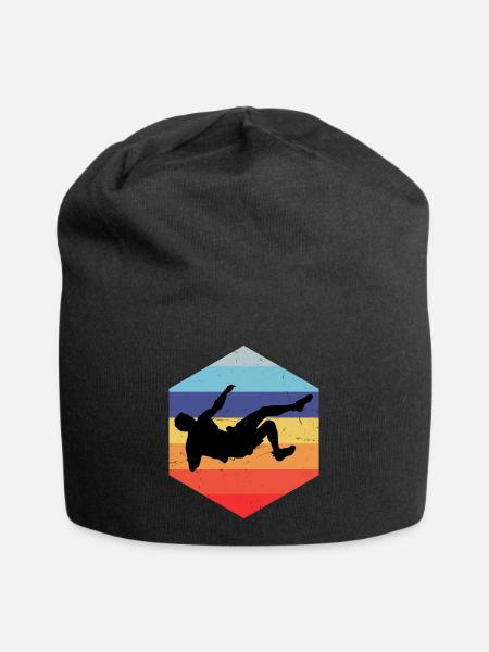 Bouldering Climbing Damen Boulder Klettern - Jersey-Beanie - Schwarz