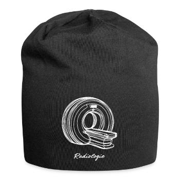 Radiologie Scanner IRM One Line Art Manip Radio - Bonnet en jersey - noir - Devant