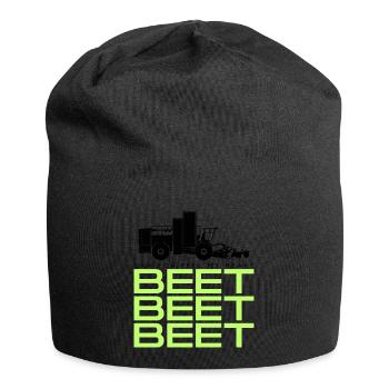 Beet Harvester Tshirt - Jersey Beanie - black - Front