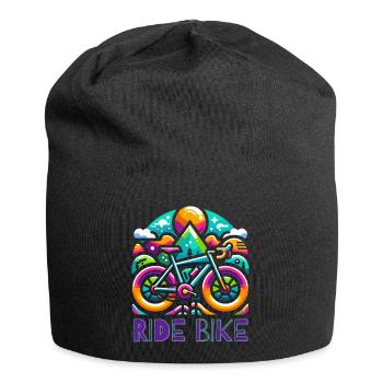 Cycling - Ride Bike design - Jersey Beanie - black - Front