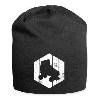 Roller Skates Sketch - Jersey Beanie - black - Front