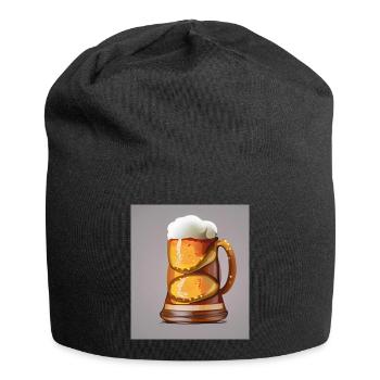 Biere Bretzel - Bonnet en jersey - noir - Devant