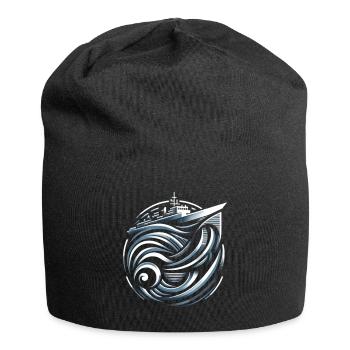 Tourbillon naval - Bonnet en jersey - noir - Devant