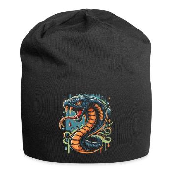 Cobra graffiti - Bonnet en jersey - noir - Devant