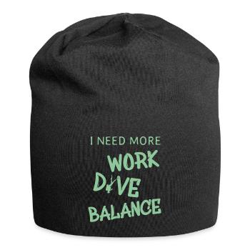 Tauchen Diving Taucher - Jersey-Beanie - Schwarz - Vorne