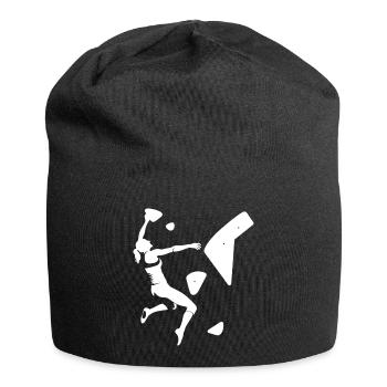 Femme de rocher - Bonnet en jersey - noir - Devant