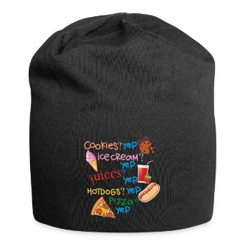 Funny sayings for birthday - Jersey Beanie - black - Front