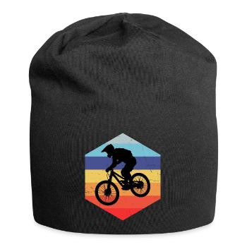 Damen Mountainbiker MTB Radfahrer Herren - Jersey-Beanie - Schwarz - Vorne