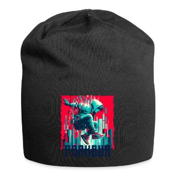 Parkour - Jersey-Beanie - Schwarz - Vorne