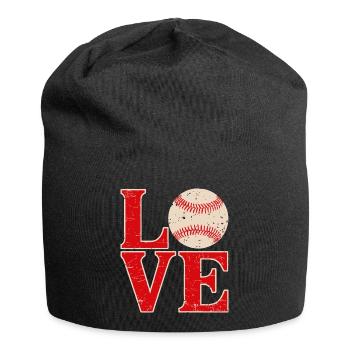 Aimer le baseball - Bonnet en jersey - noir - Devant