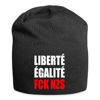 Liberté égalité fck nzs - Jersey Beanie - black - Front
