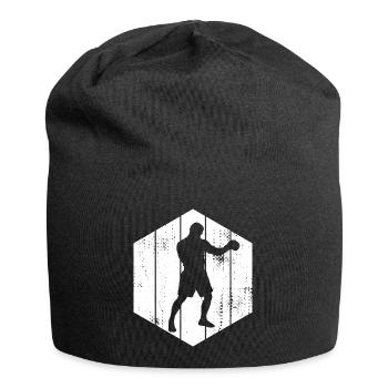 Croquis du boxeur - Bonnet en jersey - noir - Devant