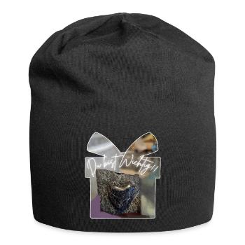 Du bist Wichtig - Jersey-Beanie - Schwarz - Vorne