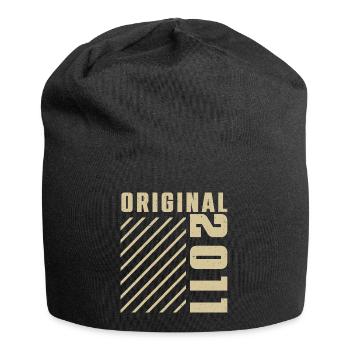 Original 2011 Authentic 2011 Vintage Bursdag - Jersey Beanie - black - Front