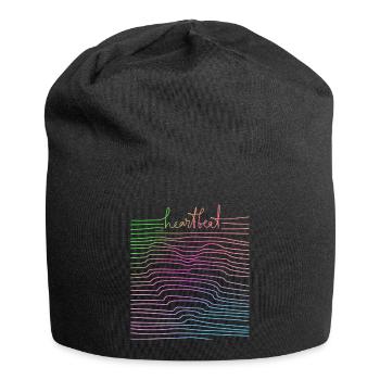 Heartbeat - Jersey-Beanie - Schwarz - Vorne