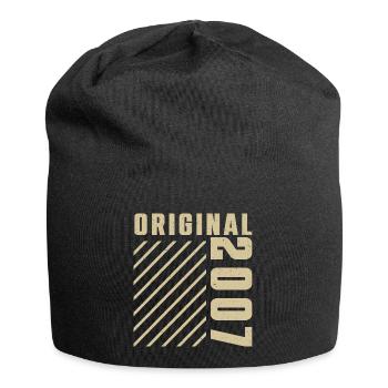 Original 2007 Authentisch 2007 Vintage Bursdag - Jersey-Beanie - Schwarz - Vorne