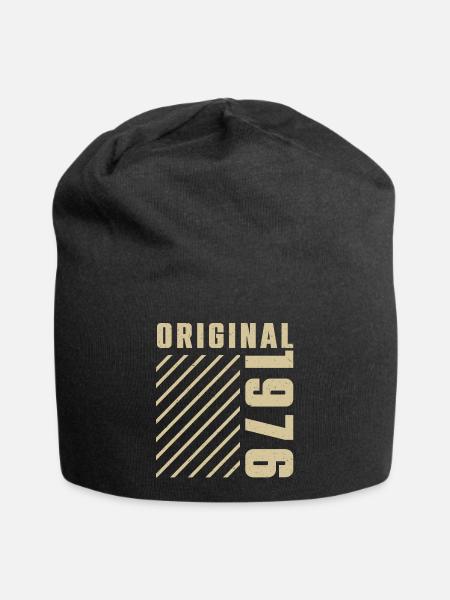 Original 1976 Authentic 1976 Vintage Bursdag - Bonnet en jersey - noir