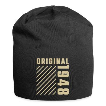 Original 1948 Authentic 1948 Vintage Bursdag - Jersey Beanie - black - Front