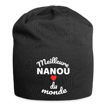 Heart and Solidarity Messaging - Jersey Beanie - black - Front