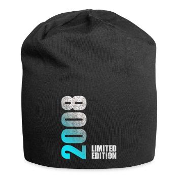 16ème anniversaire garçon fille 16 ans 2008 - Bonnet en jersey - noir - Devant