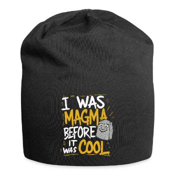 Magma Before It Was Cool – Geology Joke - Jersey Beanie - black - Front