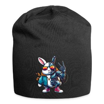 Robohase - Jersey-Beanie - Schwarz - Vorne