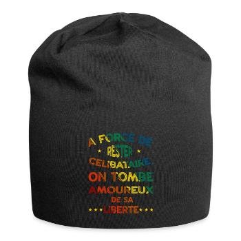 L'Art d'Aimer sa Liberté - Bonnet en jersey - noir - Devant