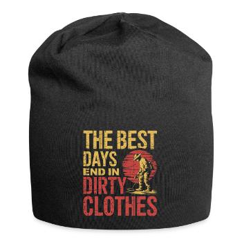 Der Ruf der Schätze - Jersey-Beanie - Schwarz - Vorne
