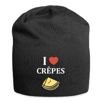crêpe - Bonnet en jersey - noir - Devant