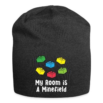 Brick Builder Brick Building Master Builder - Jersey Beanie - charcoal grey - Front