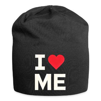 I love me - Jersey Beanie - black - Front