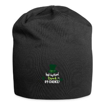 Keltischer Charme: Trinken mit Stolz - Jersey-Beanie - Schwarz - Vorne
