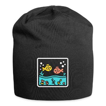 aquarium - Bonnet en jersey - noir - Devant