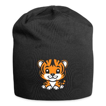 Tiger - Jersey-Beanie - Schwarz - Vorne