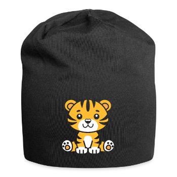 Tiger - Jersey-Beanie - Schwarz - Vorne
