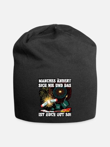 Pyro - Jersey-Beanie - Schwarz