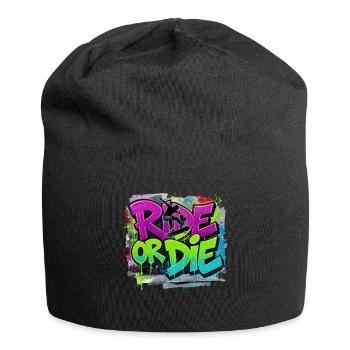 Ride or Die Skateboard Graffiti – Streetstyle - Bonnet en jersey - noir - Devant