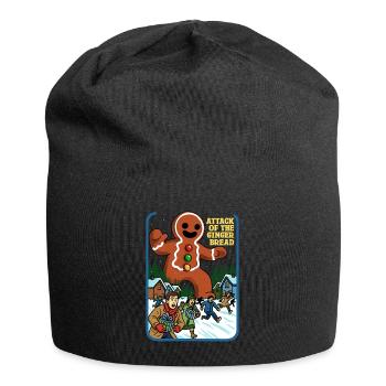 Angriff des Lebkuchens - Jersey-Beanie - Schwarz - Vorne