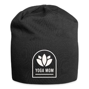 Maman yogi maman - Bonnet en jersey - noir - Devant