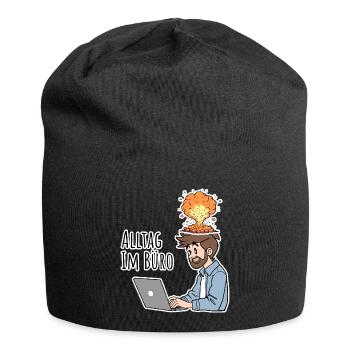 La vie quotidienne au bureau - Le CHAOS complet - Bonnet en jersey - noir - Devant