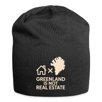 Grönland ist keine Immobilien-Arktis-Souveränität - Jersey-Beanie - Schwarz - Vorne