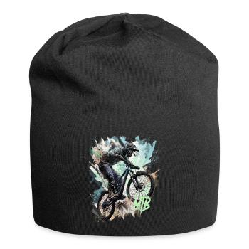 Mtb - Jersey-Beanie - Schwarz - Vorne